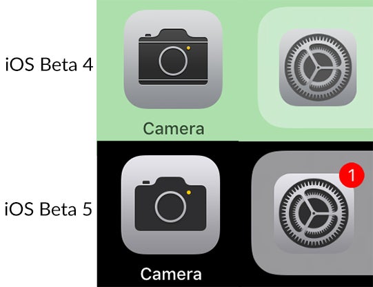 Settings, Camera now have redesigned icons - iOS 11 beta 5 is out: Tons of bug fixes, 32-bit apps officially get phased out