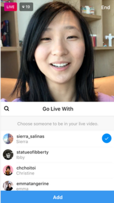 Instagram is testing a feature that allows you and a buddy to video stream live together - Instagram starts testing Live Video Sharing for subscribers