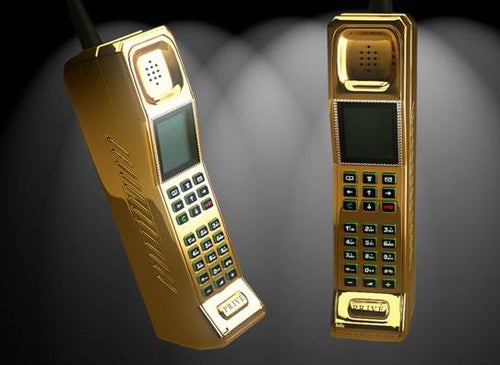 Prive retro brick phone gets the midas touch