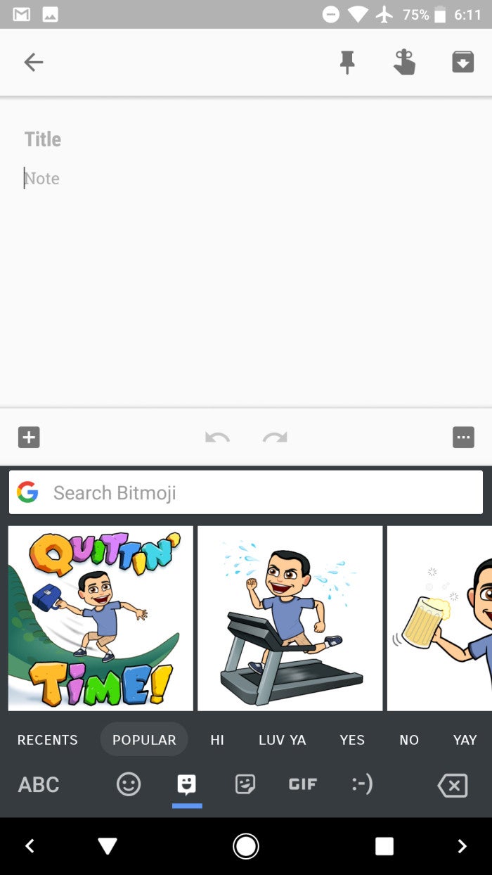 Gboard 6.5 coming soon with Bitmoji and sticker integration