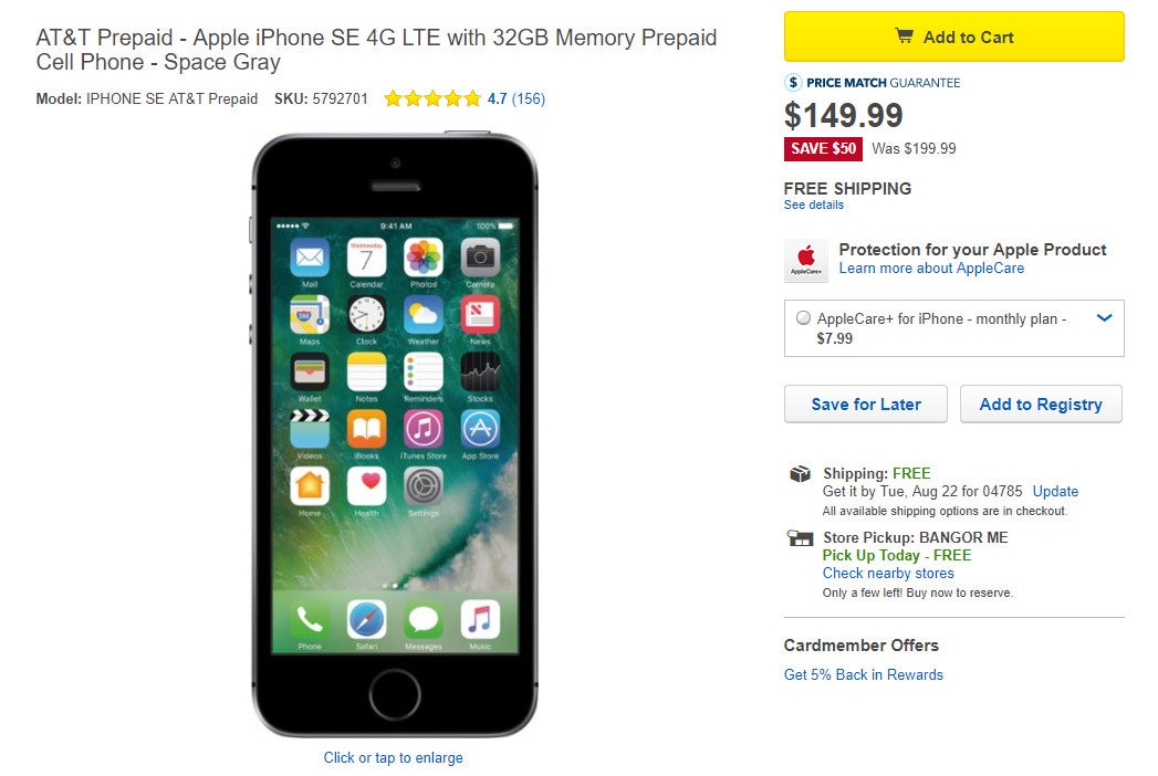 Deal: Grab the iPhone SE 32GB with AT&T prepaid service for just $149.99