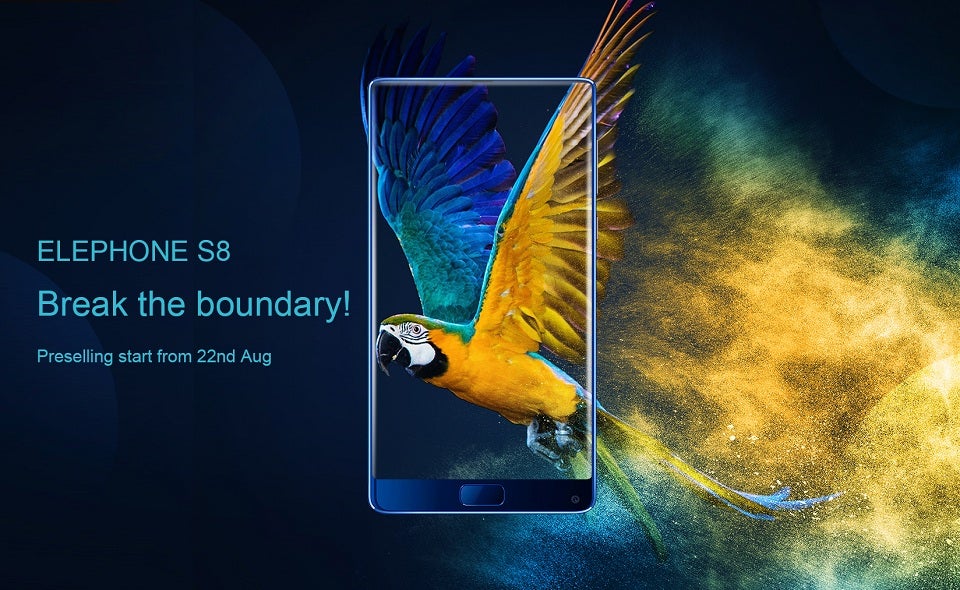 Minimal bezel, flagship specs, shiny surface, low price: it's the Elephone S8