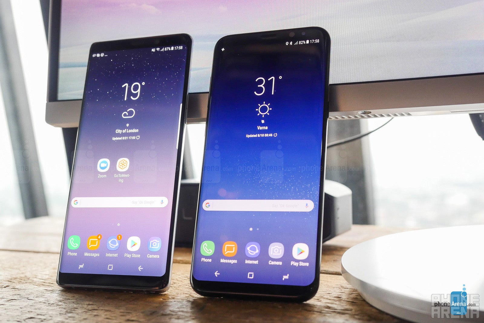 Samsung Galaxy Note 8 vs Galaxy S8+ first look: big vs bigger