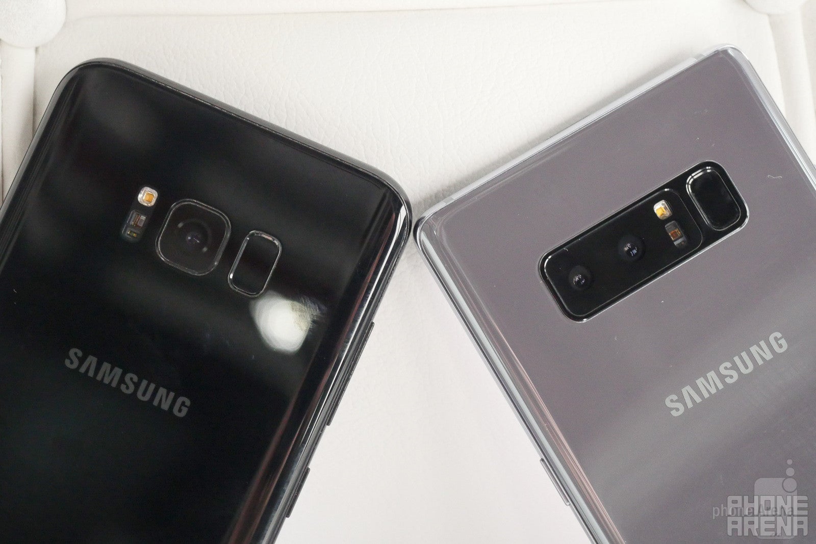 Samsung Galaxy Note 8 vs Galaxy S8+ first look: big vs bigger