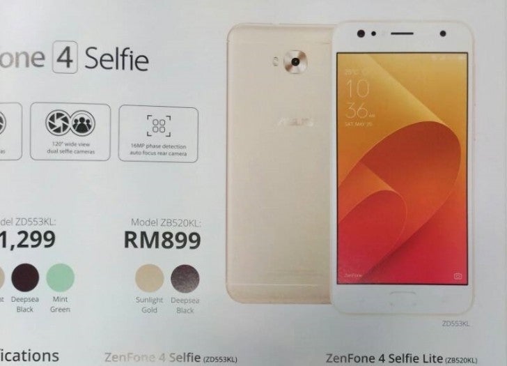 Asus ZenFone 4 Selfie Lite is a new smartphone that costs $210