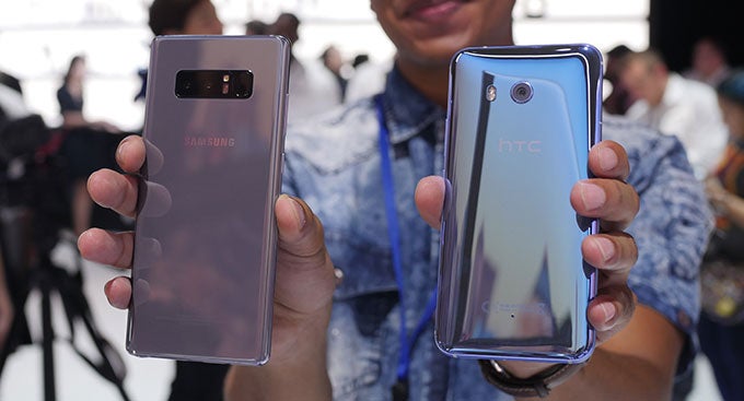 Samsung Galaxy Note 8 vs. HTC U11: a comparison