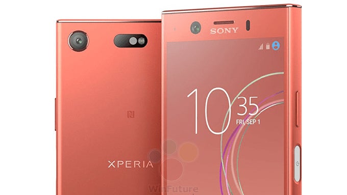 Official renders of Sony's Xperia XZ1 Compact reveal a plastic outer shell