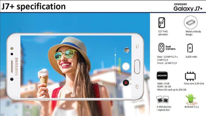 Meet the Galaxy J7+, Samsung&#039;s second dual-camera phone
