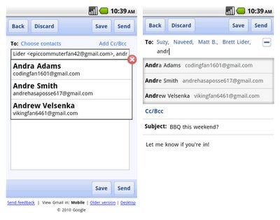 Composing page for Gmail mobile app for Android &amp; iPhone gets redesigned