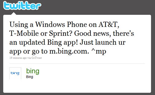 Bing app gets updated for Windows Phones on AT&amp;T, Sprint, and T-Mobile
