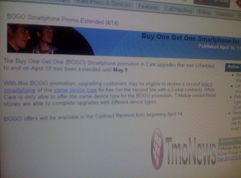 May 9th is new ending date for T-Mobile&#039;s BOGO smartphone promotion?