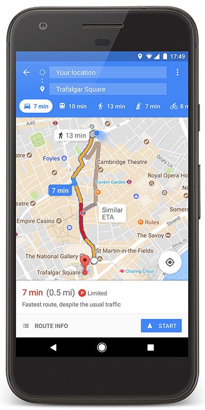 Google Maps gains new parking features, difficulty icons in 25 cities outside the U.S.