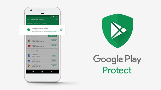 The Google Play Protect logo may appear on your next smartphone&#039;s packaging