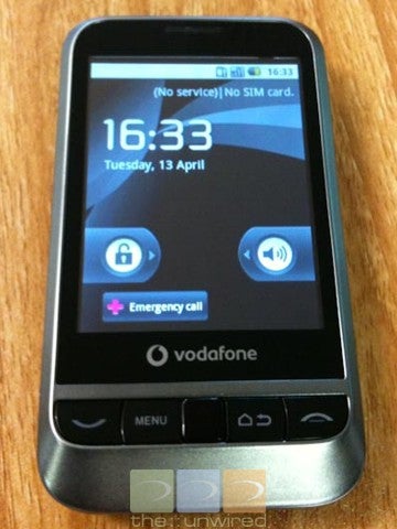 First actual images of the Android 2.1 powered Vodafone 845 surfaces