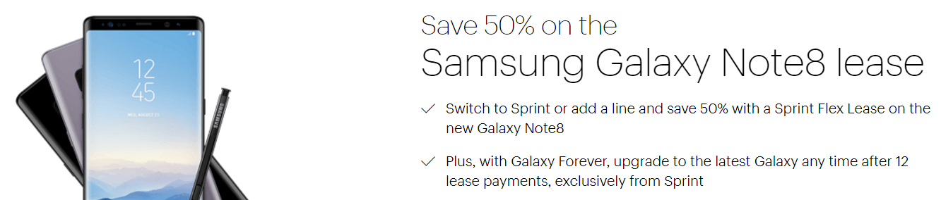 Sprint&#039;s half-price Note 8 offer is the best deal yet