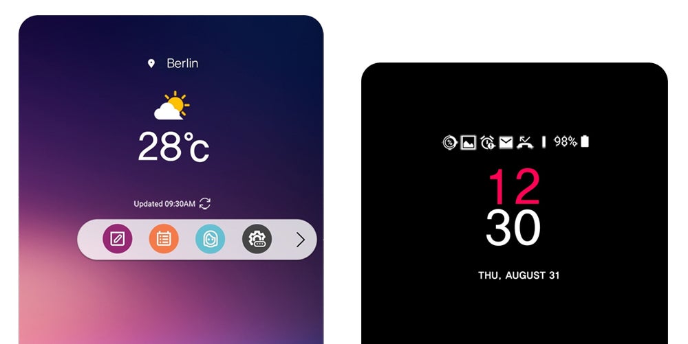 The ticker screen may be no more, but it's been superseded by two software solutions - LG V30 goes official: stunning bezel-less design and high-end audio in one powerful package