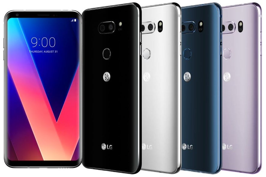 New LG V30 leak reveals four color variants, B&O Play logo on the back