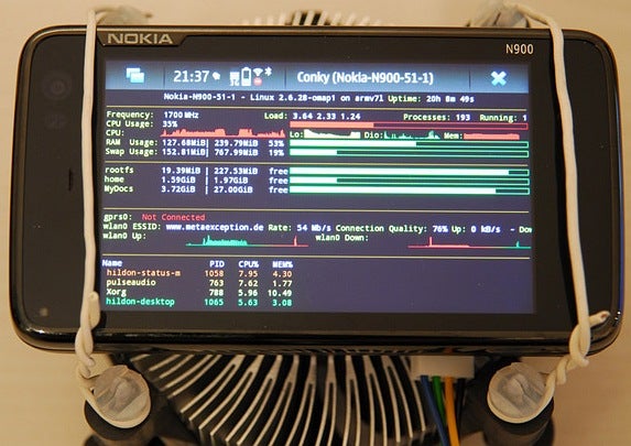 Nokia N900&#039;s CPU overclocked to a mind boggling 1700MHz