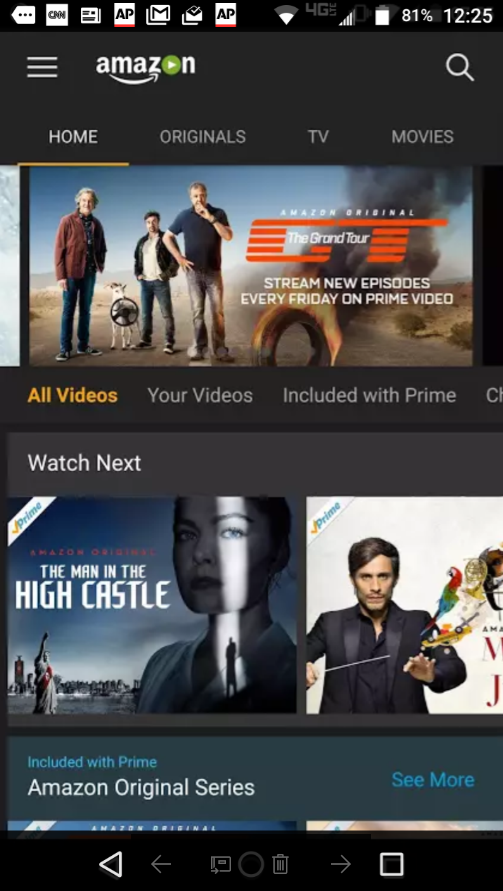 The Amazon Prime Video app is now available from the Google Play Store - Amazon Prime Video app now available directly from the Google Play Store in the U.S.