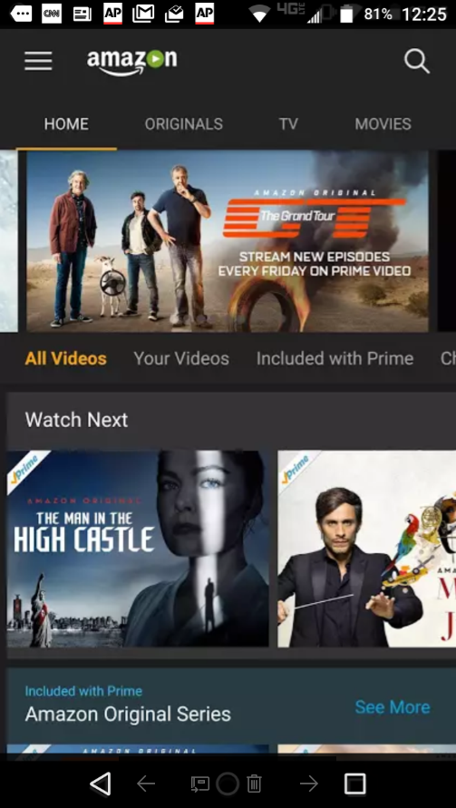 Amazon video play store online