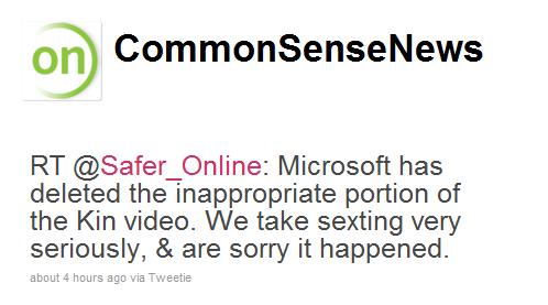 Microsoft apologizes, removes man-boob from offending Kin video