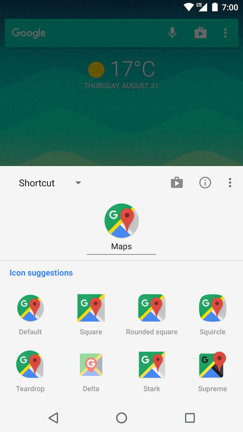 You&#039;ll now get automatic Adaptive Icon suggestions via Quickedit - Action Launcher gains support for Oreo Adaptive Icons