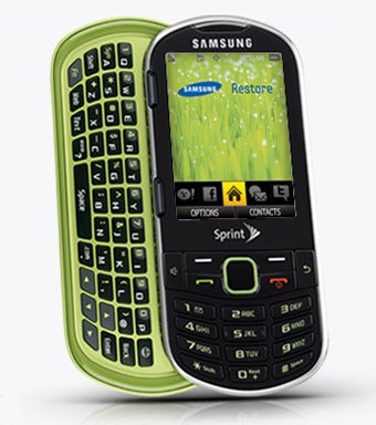 The Samsung Restore is 84% recyclable - Samsung Restore is a new eco-phone for Sprint