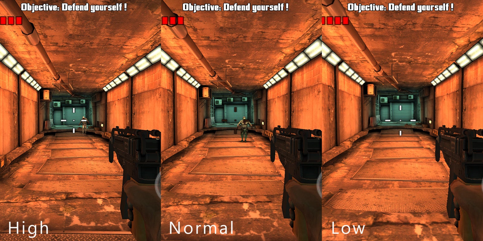 High, Normal and Low resolution settings in Dead Trigger - LG V30&#039;s &quot;Game Tools&quot;: What is it and how to use it?