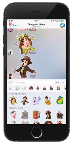 Favorite Stickers - Telegram updated with new invitations system, better replies and favorite stickers