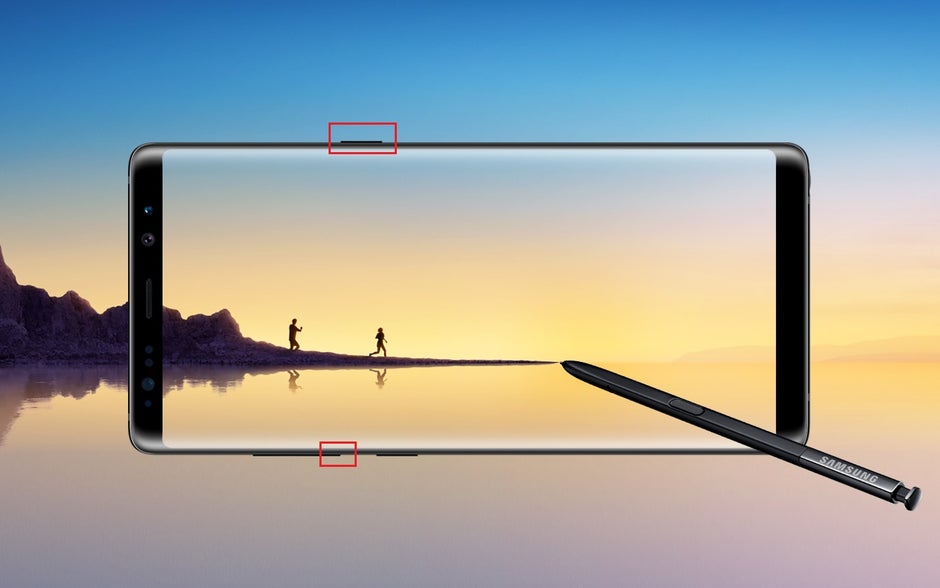 Capture bigger things by holding down the power button and volume down key simultaneously - How to take a screenshot on the Samsung Galaxy Note 8