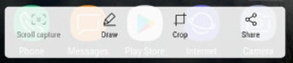 Preview edit tools on the Note 8 - How to take a screenshot on the Samsung Galaxy Note 8