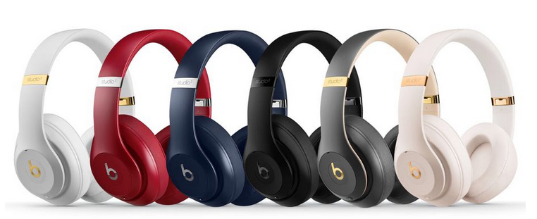 All six color options of the Beats Studio3 Wireless headphones - Apple unveils Beats Studio3 Wireless headphones priced at $349.99