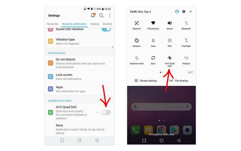 How turn on the LG V30's HiFi Quad DAC, and what does it do? PhoneArena