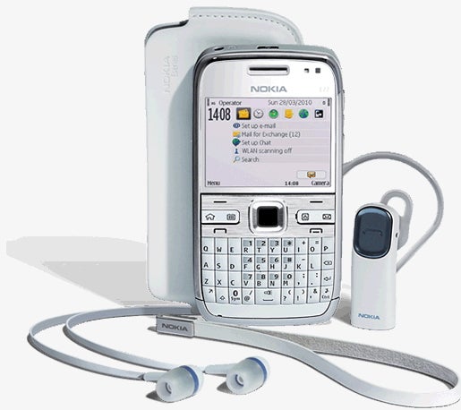 Nokia E72 in white is expected to become available in Malaysia first