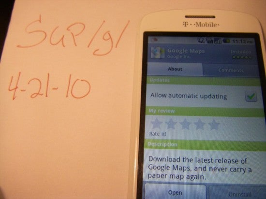 Will apps automatically update on Android 2.2?