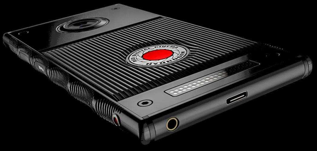 The only official render of the Hydrogen, which conveniently shows off only its backside - RED reveals what the Hydrogen&#039;s &quot;holographic display&quot; is all about