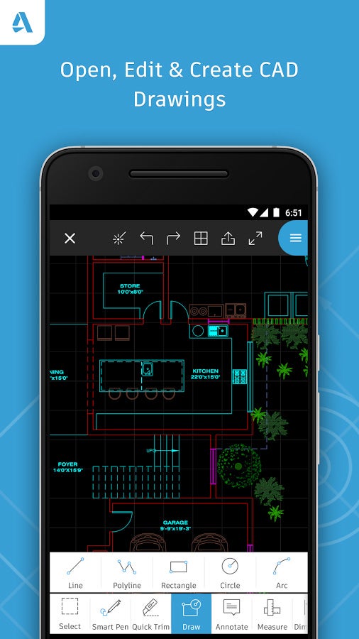 AutoCad - Best S-Pen apps for the Galaxy Note 8