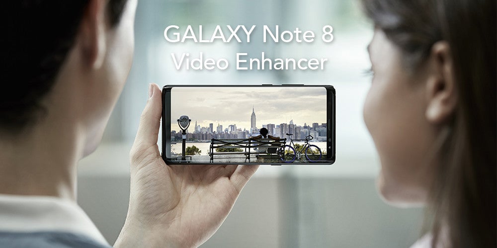 What the Galaxy Note 8 &quot;Video enhancer&quot; does, and how to use it