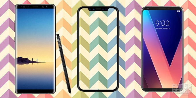 Apple iPhone X vs Samsung Galaxy Note 8 vs LG V30: specs comparison