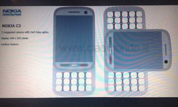 Nokia C2 leak places a new twist to an old design