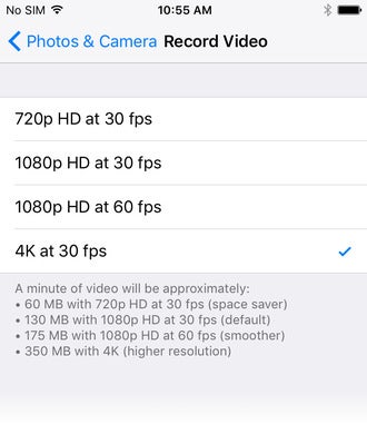 Here&#039;s how much space Apple&#039;s new HEVC video format saves on an iPhone 8