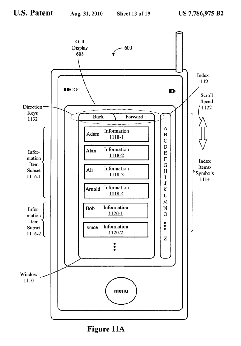 Apple&#039;s original &#039;accelerated scrolling&#039; patent - Why scrolling in Safari on iOS 11 suddenly feels much faster