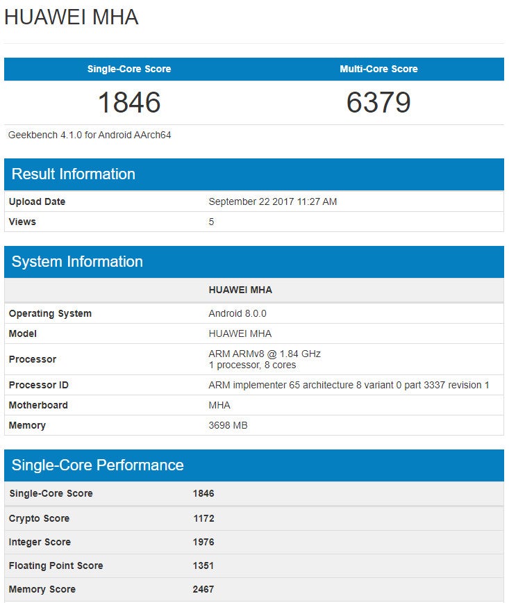 Huawei Mate 9 to receive Android 8.0 Oreo update soon