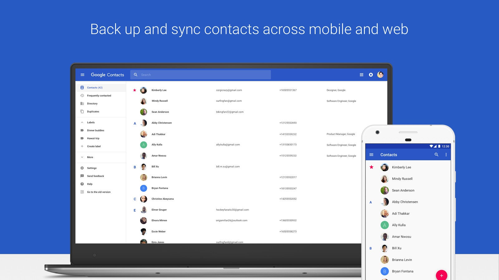 Google Contacts for Android update adds lots of changes to view and suggestions