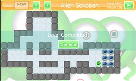 Alien Sokoban - Early examples of Windows Phone 7 apps