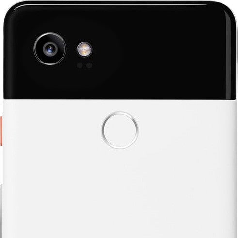 The Pixel 2 XL features a dual-tone design on the back and a colored power button - Pixel 2 XL goes official: High-end tech and a pure Android experience in one stylish package