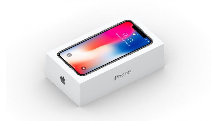iPhone X retail box highlights its new design