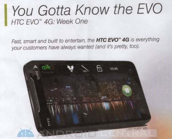 HTC EVO 4G staying steady at $199.99 and June 6 release date?