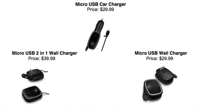 T-Mobile introduces its new line of microUSB chargers