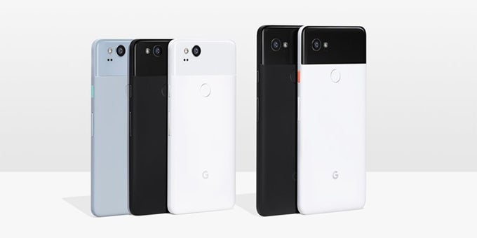 Google Pixel 2 and Pixel 2 XL size comparison - PhoneArena